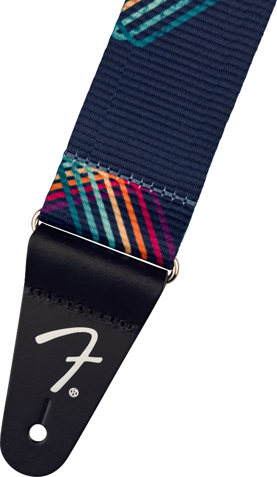 Genuine Fender Retro Series Guitar Strap, Retro Bolt