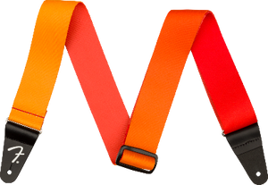 Genuine Fender 2" Ombré Guitar Strap, Tequila Sunrise, 099-0637-211