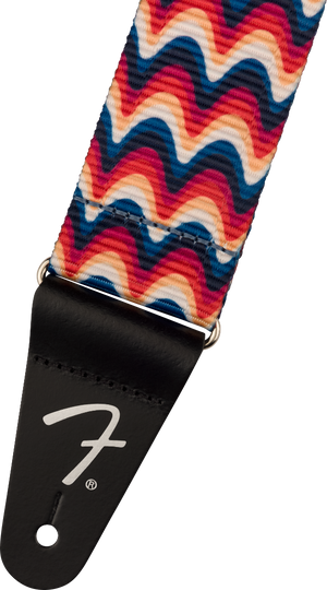 Genuine Fender Retro Series Guitar Strap, Retro Ripple