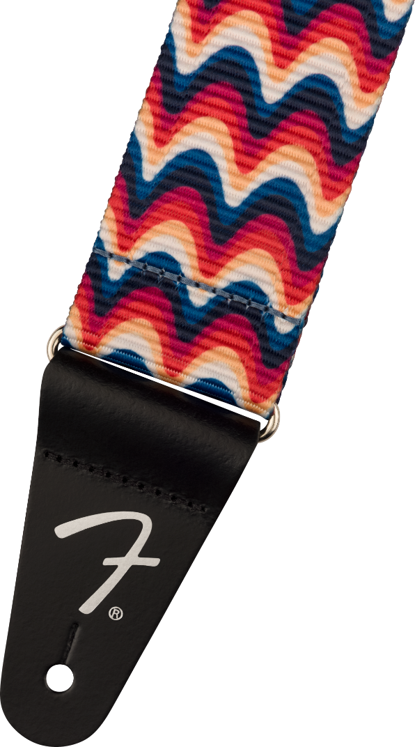 Genuine Fender Retro Series Guitar Strap, Retro Ripple
