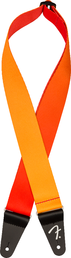 Genuine Fender 2" Ombré Guitar Strap, Tequila Sunrise, 099-0637-211