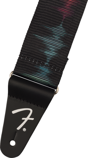 Genuine Fender Retro Series Guitar Strap, Retro Sound Wave