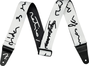 Genuine Fender 2" Juanes Signature Strap, Luna White, 099-0639-023