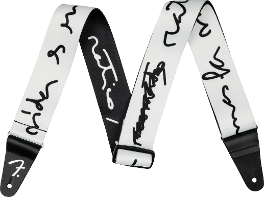 Genuine Fender 2" Juanes Signature Strap, Luna White, 099-0639-023