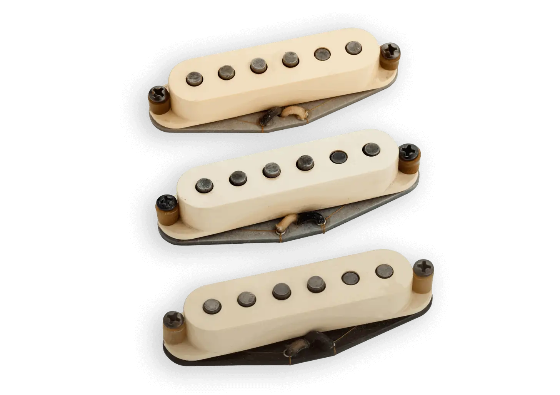 Seymour Duncan Antiquity II Surfer Strat/Stratocaster Pickup Set, Aged White