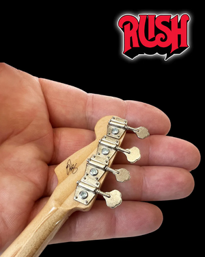 AXE HEAVEN Geddy Lee Vintage Tour Edition Jazz Bass Model Miniature Guitar Gift