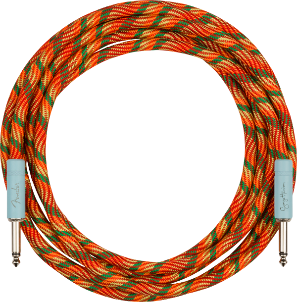 Genuine Fender GEORGE HARRISON Rocky Instrument Guitar Cable, 18.6' ft