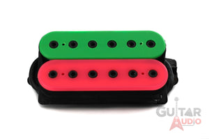 DiMarzio DP158PSP Evolution Neck Guitar Pickup, F-Spaced, Green/Pink