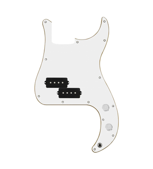 920D Custom  Precision Bass Loaded Pickguard, Drive (Hot), White Pickguard, and PB Wiring Harness