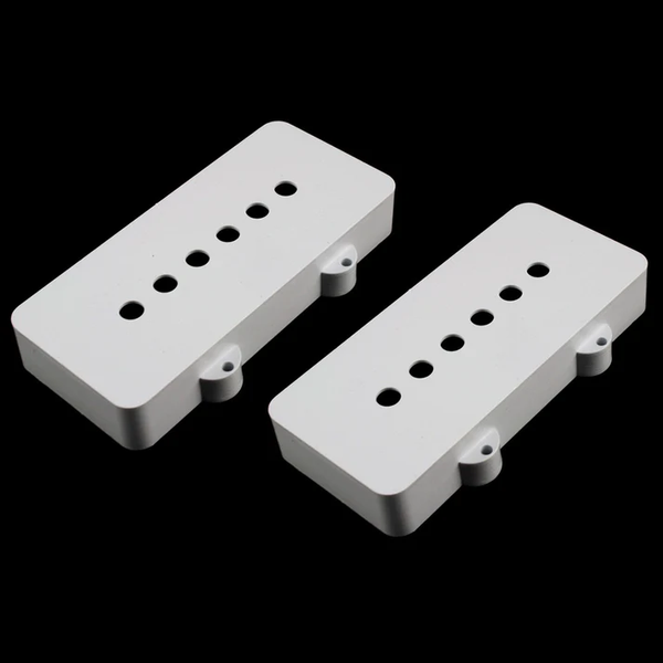 Allparts Pickup Covers for Fender Jazzmaster, PARCHMENT, Set of 2