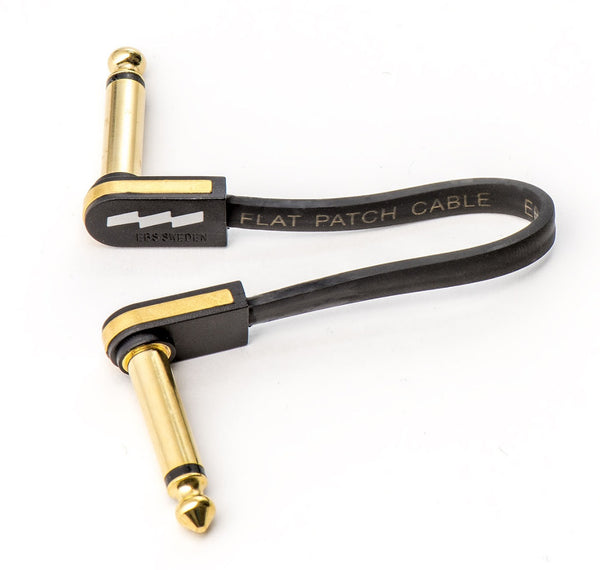 EBS Premium Gold Flat Patch Cables, 28 centimeters