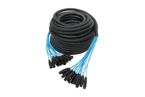 Elite Core 16 Channel 100' ft Fan-to-Fan Audio Cable XLR Stage Snake - PEX16100