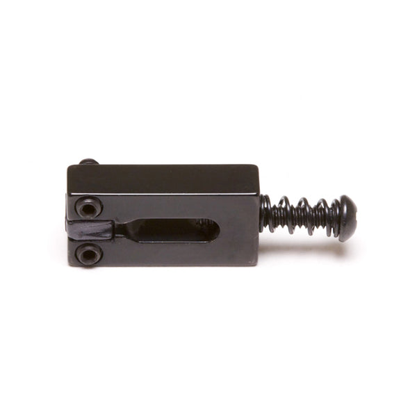 Graph Tech String Saver BLACK 6 Saddles Set for Fender Strat/Tele, 2-1/16" Space