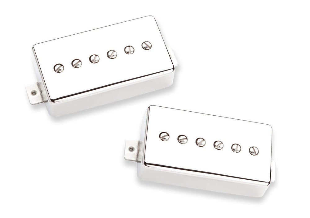 Seymour Duncan SPH90-1 Phat Cat P90 Humbucker-Size Nickel NECK/BRIDGE Pickup Set