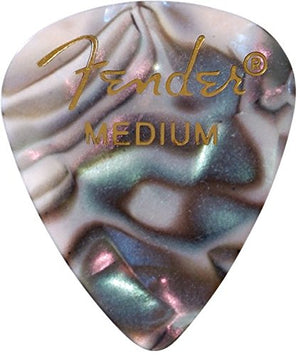 Fender 351 Premium Celluloid Guitar Picks - MEDIUM, ABALONE - 144-Pack (1 GROSS)