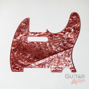 D'Andrea Pro Telecaster/Tele 8-Hole Guitar Pickguard - Pink Diamond