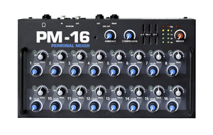 Elite Core PM16 16-Channel Pro Personal Monitor Mixer with Neutrik Ethercon