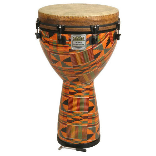 Remo 24" x 12" Key-Tuned Kinte Kloth Design Djembe Drum - DJ0012PM