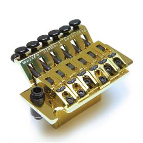 Graph Tech Ghost LB-63 Floyd Rose Tremolo Bridge w/Piezo Pickups GOLD PN-0080-G0