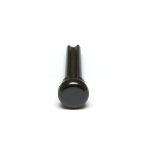 Graph Tech TUSQ Presentation Style Black Acoustic Guitar Bridge Pins, No Inlay