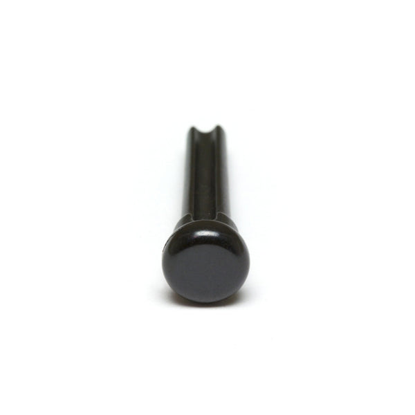 Graph Tech TUSQ Presentation Style Black Acoustic Guitar Bridge Pins, No Inlay