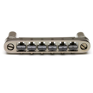 Graph Tech ResoMax NV2 AutoLock Tune-O-Matic Bridge, 6MM BLACK NICKEL PS-8863-BN
