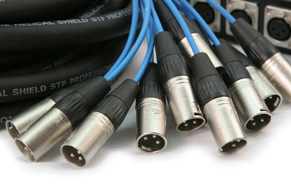 Elite Core 12 Channel 30' ft Pro Audio Cable XLR Mic Stage Snake - PS12030