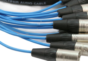 Elite Core 12 Channel 30' ft Pro Audio Cable XLR Mic Stage Snake - PS12030