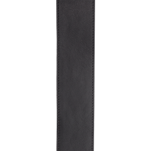 D'Addario 2.5" Wide Auto-Lock Comfort Leather Guitar Strap, Black, 25BAL00