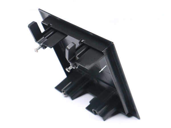 Elite Core Q-2-Flex Double Gang Recessed Cable Wall Plate with Flexible Openings