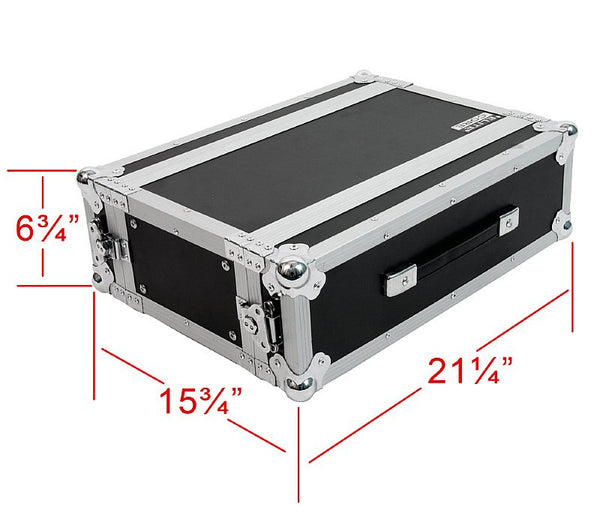 Elite Core 3-Space ATA 10" Deep Effects Flight Rack Case - RC3U-10