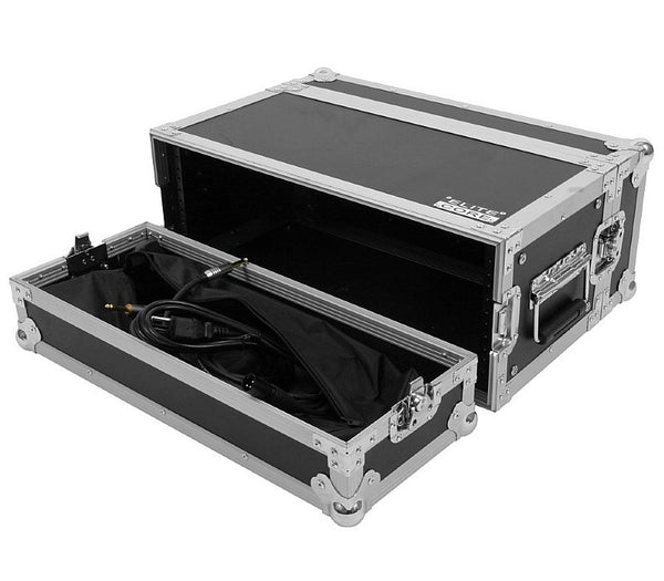 Elite Core 4-Space ATA 10" Deep Effects Flight Rack Case - RC4U-10