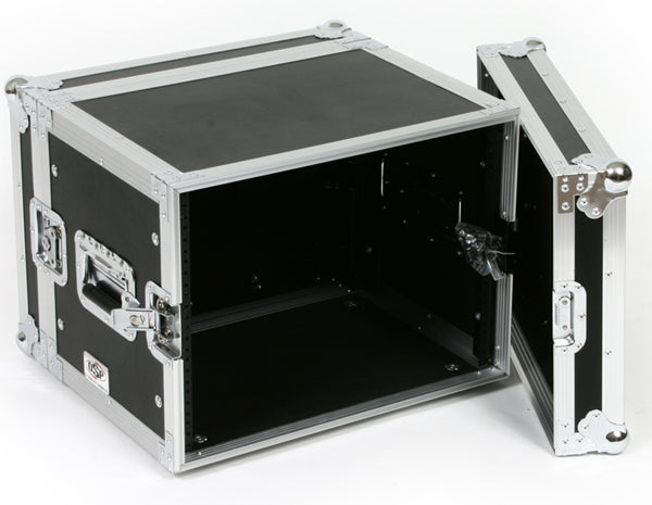 OSP 8-Space ATA 8U Shallow Effects Rack Road Tour Flight Case - RC8U-14