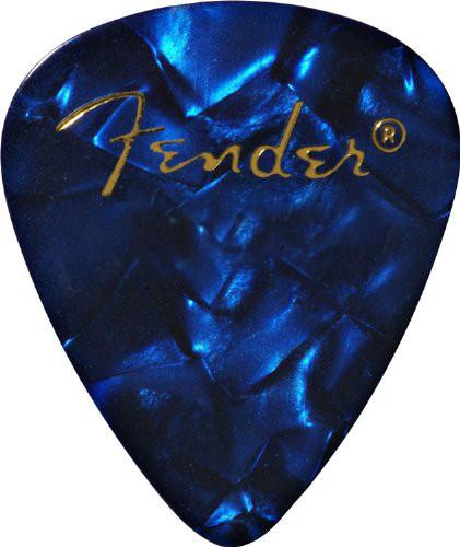 Fender 351 Premium Celluloid Guitar Picks - BLUE MOTO, HEAVY 144-Pack (1 Gross)
