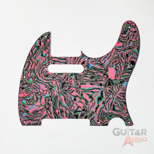 D'Andrea Pro Telecaster/Tele 8-Hole Guitar Pickguard - Retro Swirl