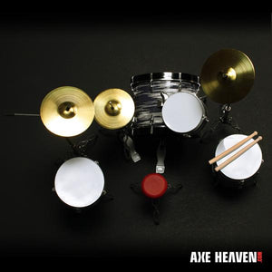 AXE HEAVEN Fab Four Classic Oyster Ringo Starr MINIATURE Drum Set Display Gift