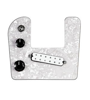 920D Custom Rogue Lap Steel Loaded Pickguard With A White Polyphonics Pickup and White Pearl Pickguard