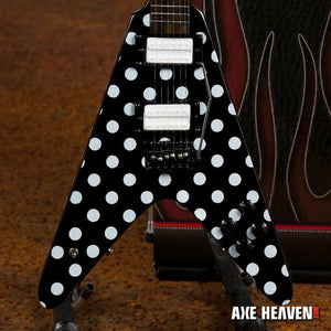 AXE HEAVEN Randy's "Harpoon" Polka Dot Signature Miniature Guitar Display Gift