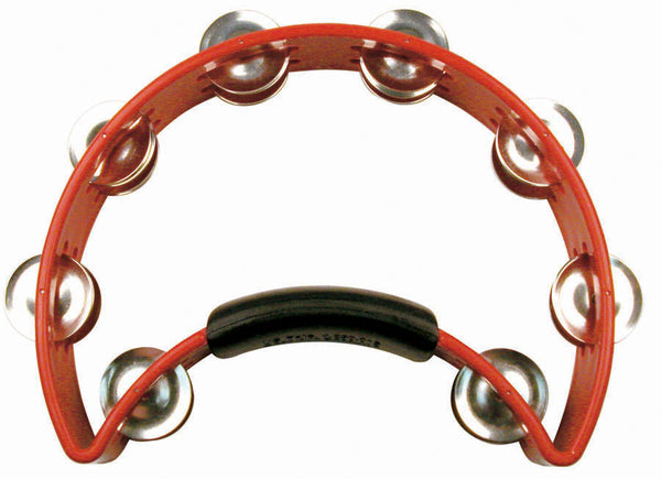 Rhythm Tech RT1030 Red Tambourine - Nickel Jingles