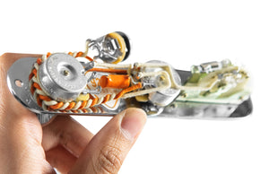 920D Custom T3W-C Loaded Pre-Wired 3-Way Wiring Control Plate for T-Style Guitar