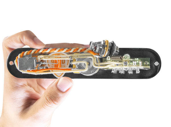 920D Custom Loaded Pre-Wired 7-Way Wiring Control Plate for T-Style Guitar