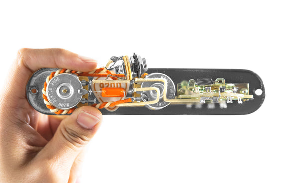 920D Custom T3W-C Loaded Pre-Wired 3-Way Wiring Control Plate for T-Style Guitar