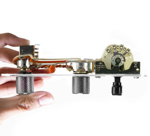 920D Custom Loaded Pre-Wired 7-Way Wiring Control Plate for T-Style Guitar