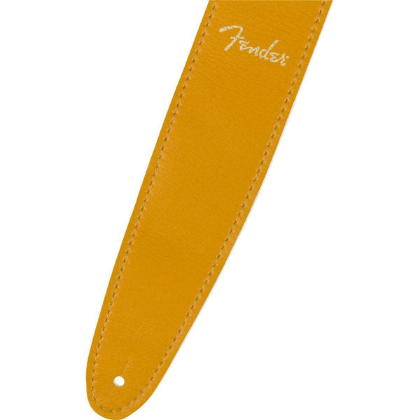Genuine Fender Vegan Leather Guitar Strap, Butterscotch, 2.5" Wide