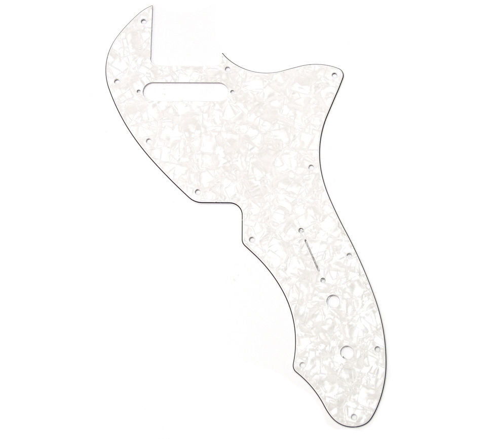 Genuine Fender 12-Hole '69 Telecaster Thinline Mexico Pickguard - WHITE PEARLED