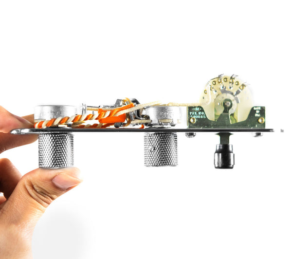 920D Custom T3W-C Loaded Pre-Wired 3-Way Wiring Control Plate for T-Style Guitar