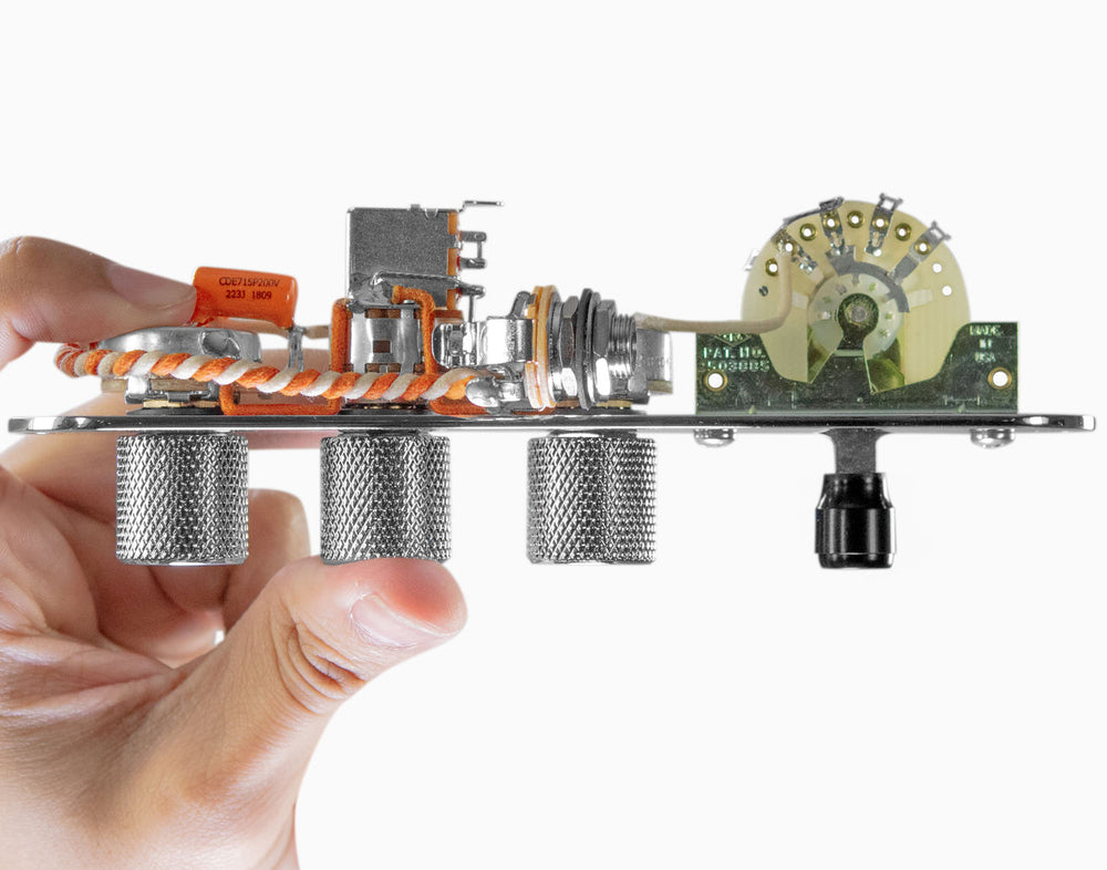 920D Loaded Pre-Wired 3-Way Brent Mason Mod Control Plate for T-Style Guitar