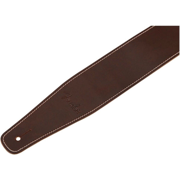 Genuine Fender 2.5" Broken-In Leather Guitar Strap - Brown - 099-0641-050