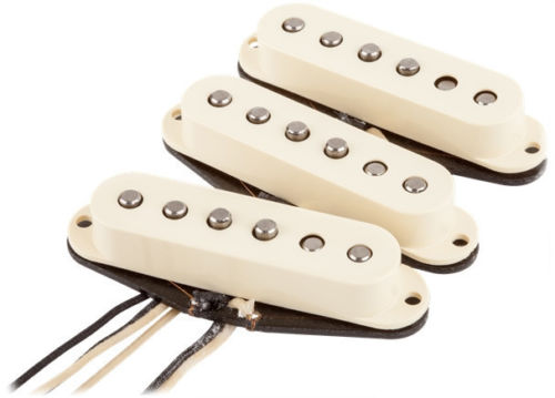 Genuine Fender Pure Vintage Original 57/62 White Stratocaster/Strat Pickups Set