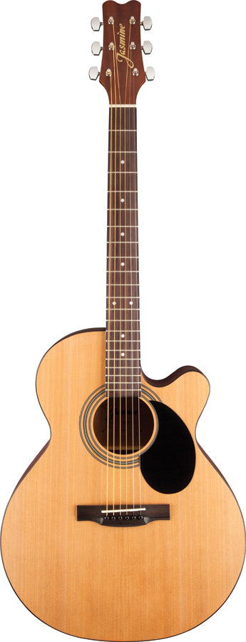 Jasmine S34C NEX Orchestra Cutaway Acoustic Guitar - Satin Natural